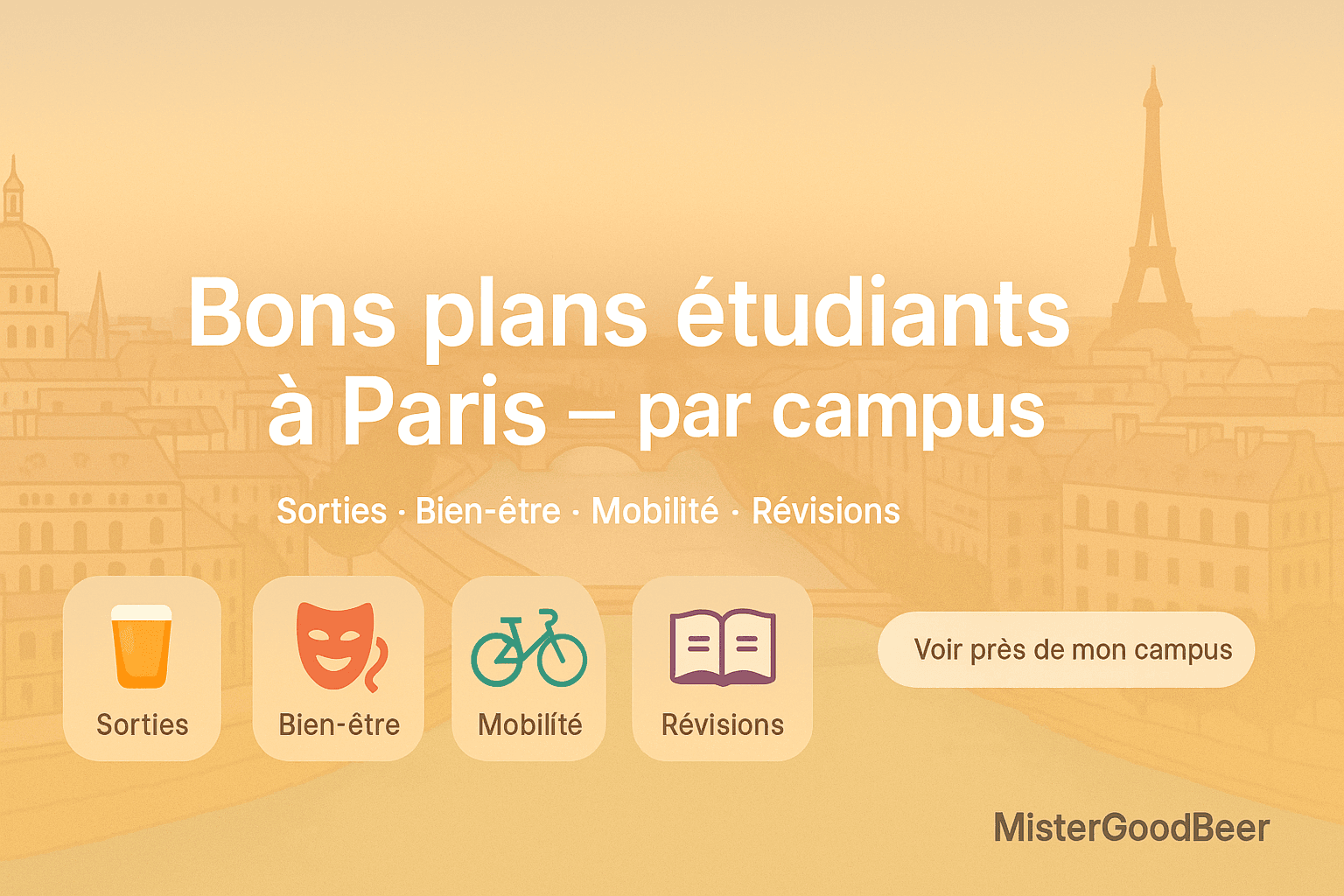 Student deals in Paris — by campus