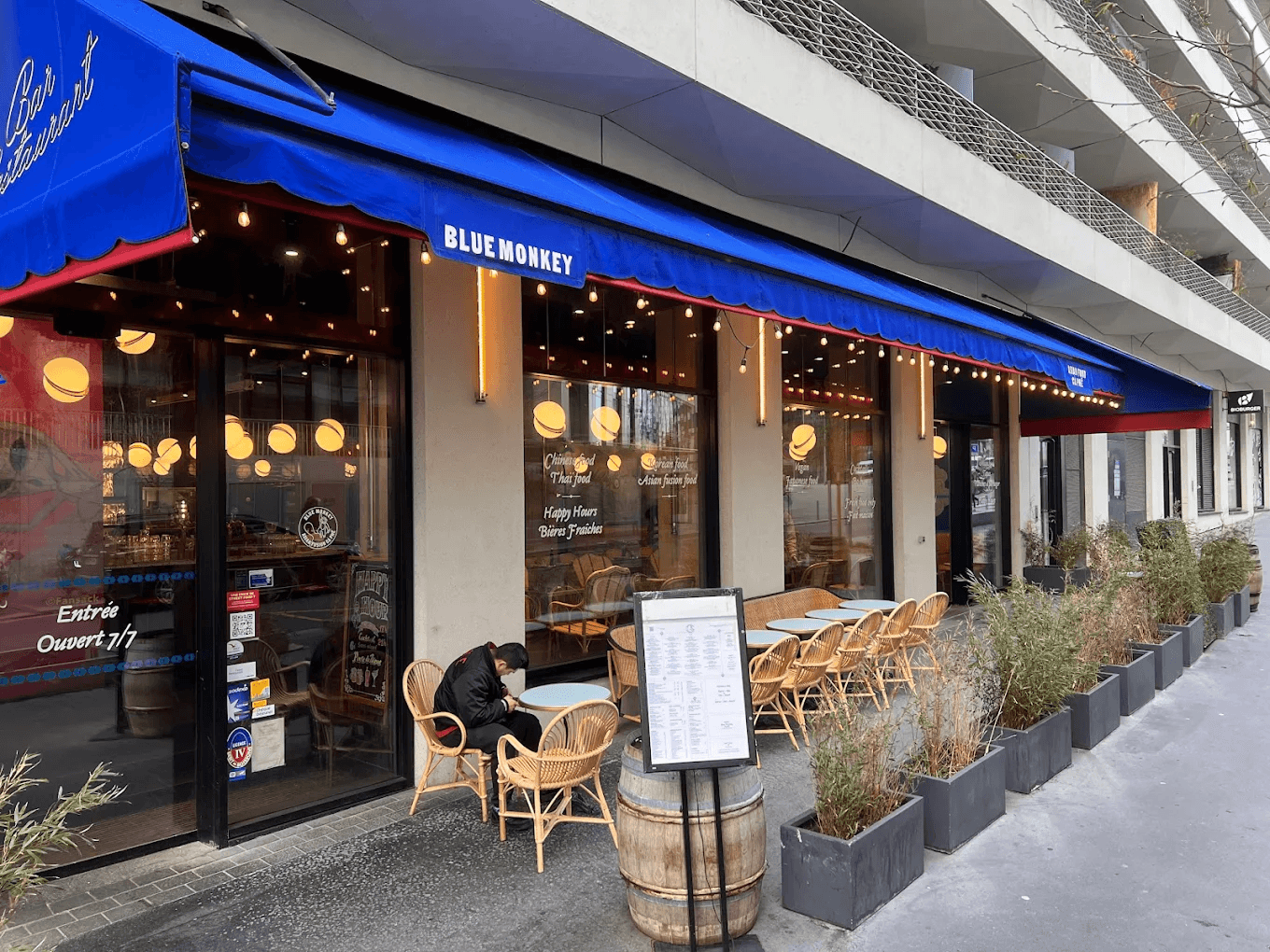 Terrasse au soleil