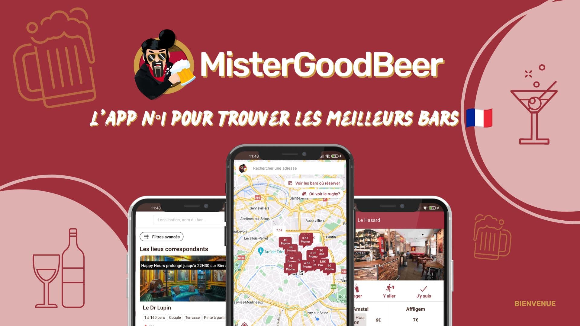 Schlouk Map évolue : MisterGoodBeer reprend et développe l’expérience des bons plans bars